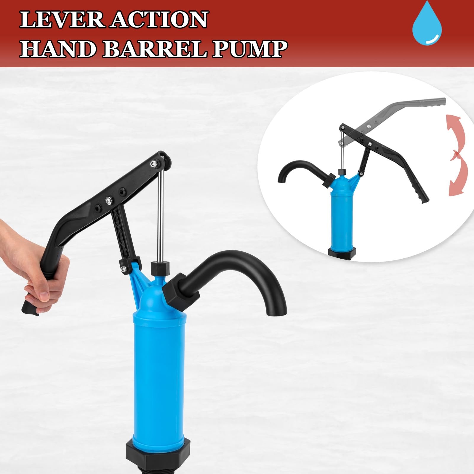 55 Gallon Drum Pump Lever Action Barrel Pump Plastic