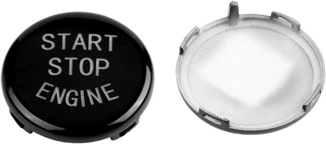Engine Start Stop Switch Button Cover for Chassis 3 Series E90 E91 E92 E93 Black
