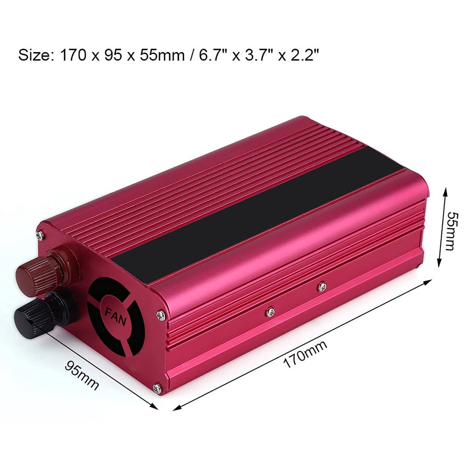 1500W Car Power Inverter, 12V DC to 110V AC Converter with Dual 3.1A USB Port...