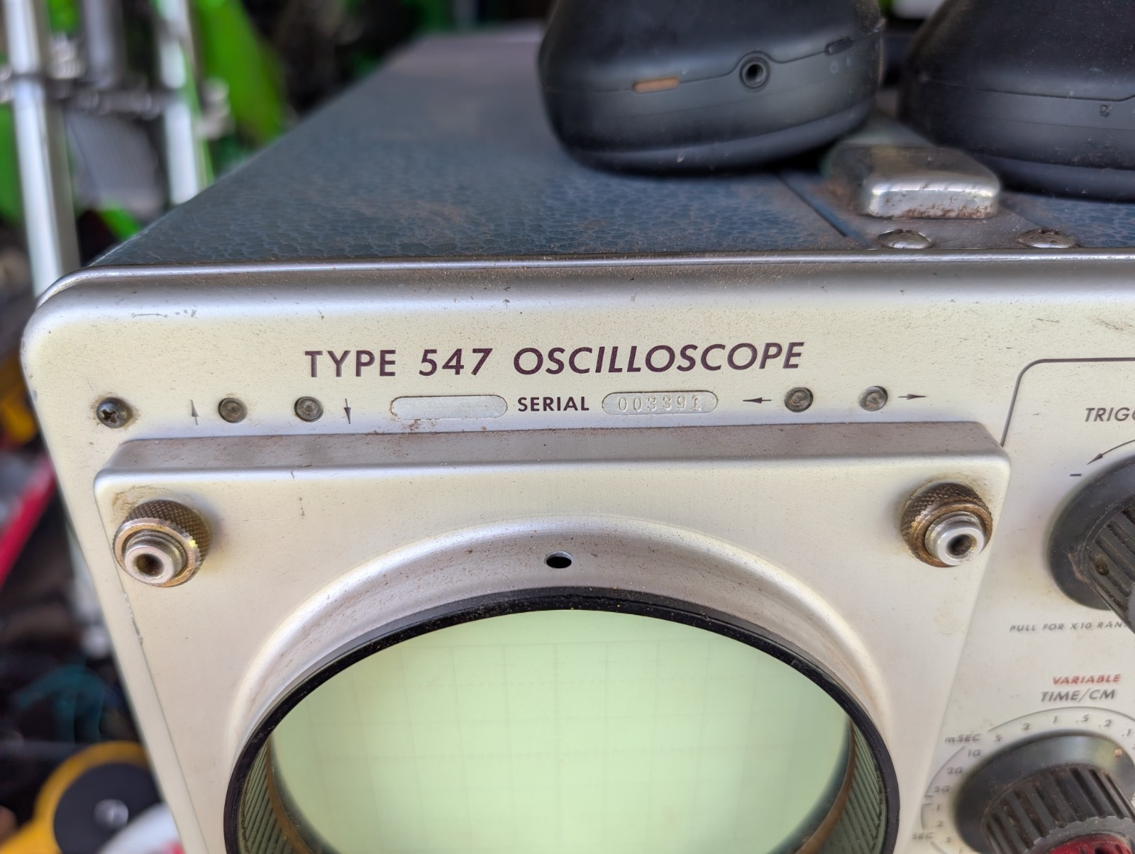 Tektronix Type 547 Oscilloscope 1A2 Dual-Trace Plug-in Unit
