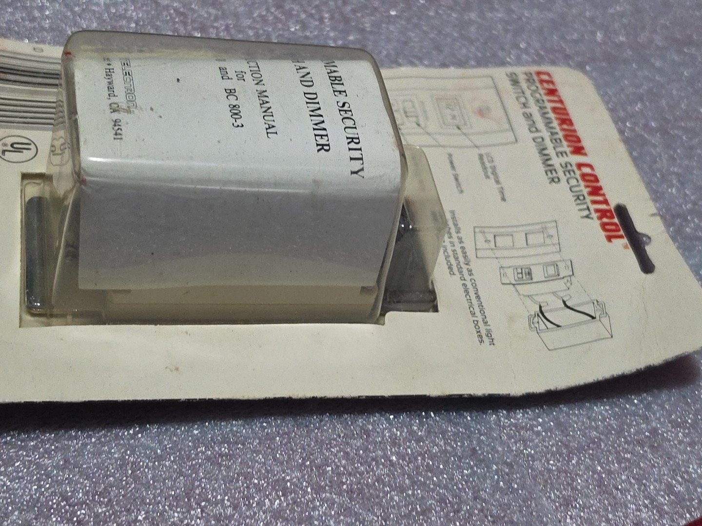 Centurion Control BC800/BC800-3 Programmable Dimmer Security Timer