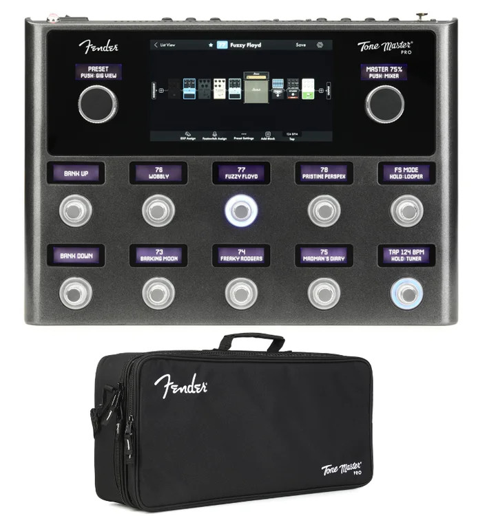 Fender Tone Master Pro Multi-effects Guitar Workstation and Gig Bag