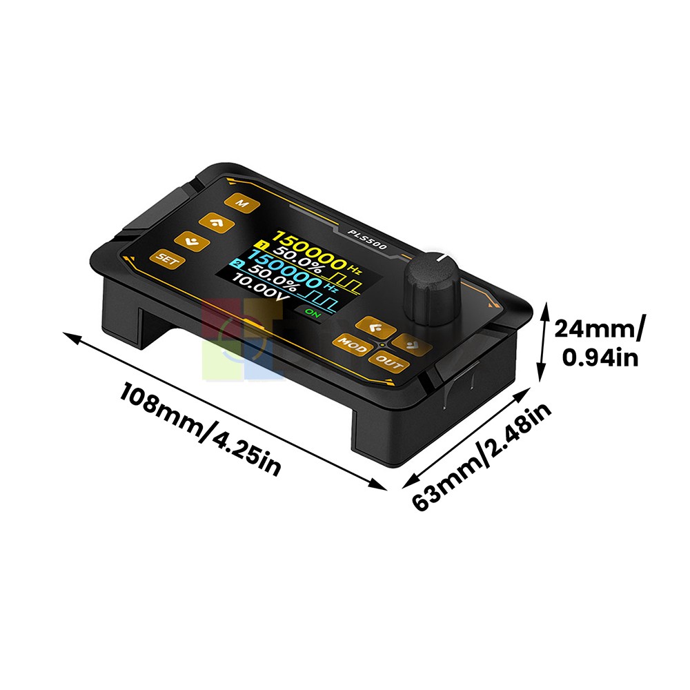 Signal Generator Module 2CH Adjustable Dead zone PWM Pulse Frequency Duty Cycle