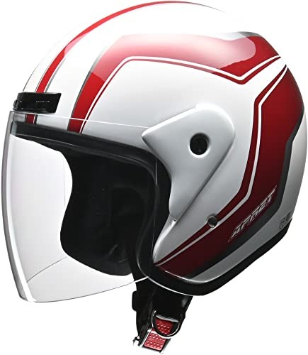 Lead Kogyo (LEAD) Jet helmet for motorcycle (appellate) White-free size (less