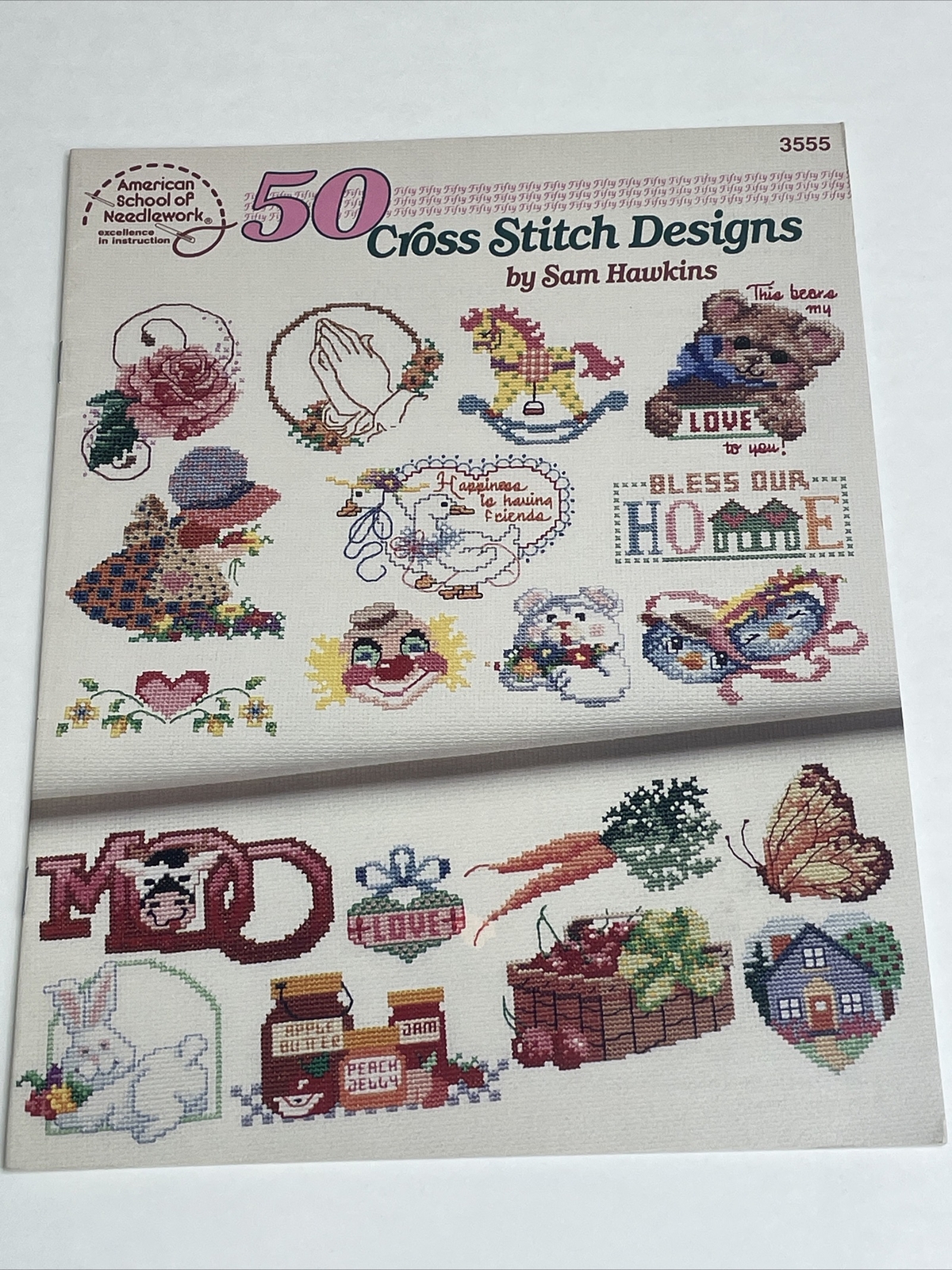 ASN 50 Designs by Sam Hawkins Cross Stitch Pattern 3555