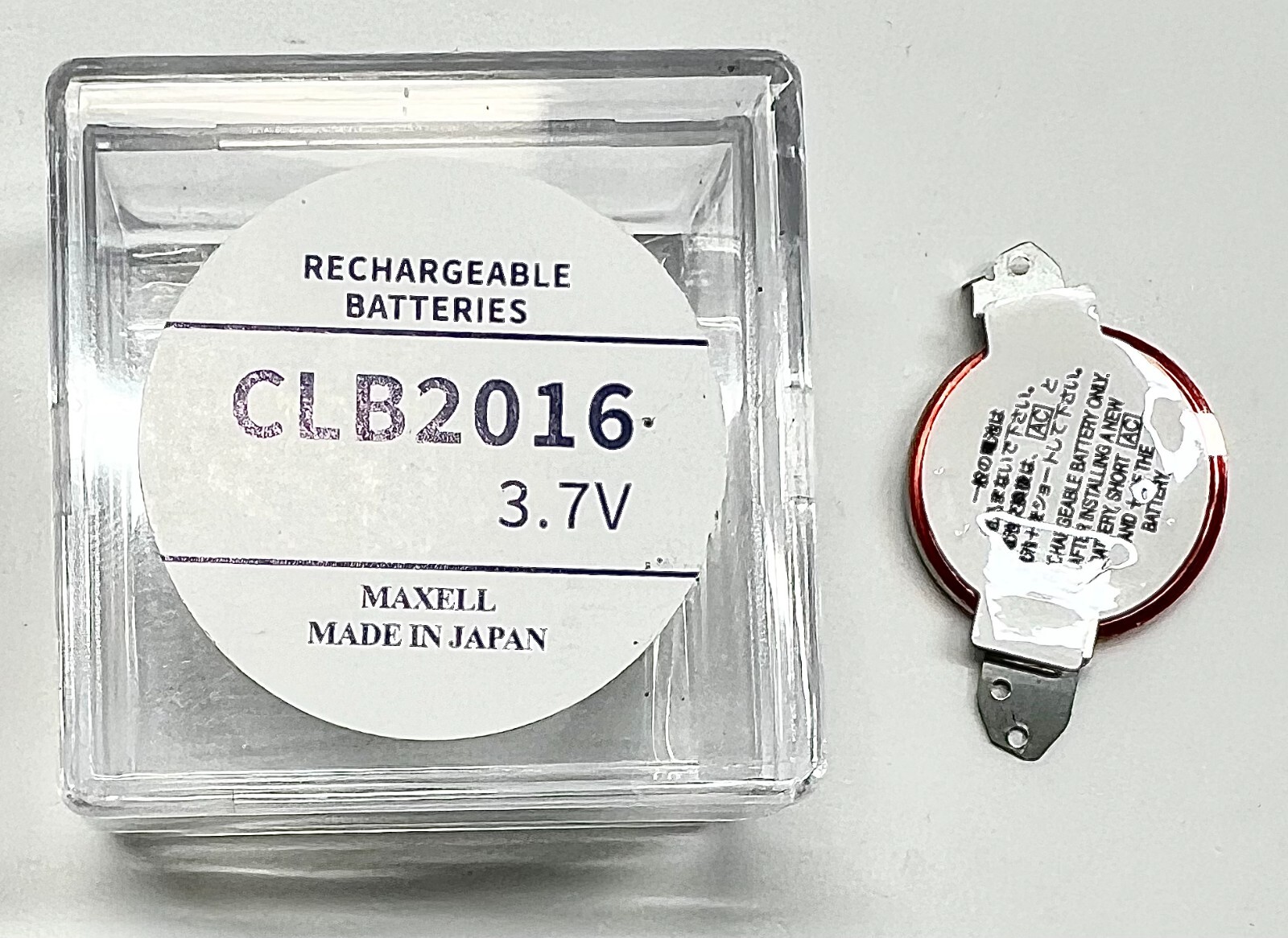 1 pc  Maxell CLB2016 3021 79Y 3v RECHARGEABLE LITHIUM BATTERY SAST003 7X52