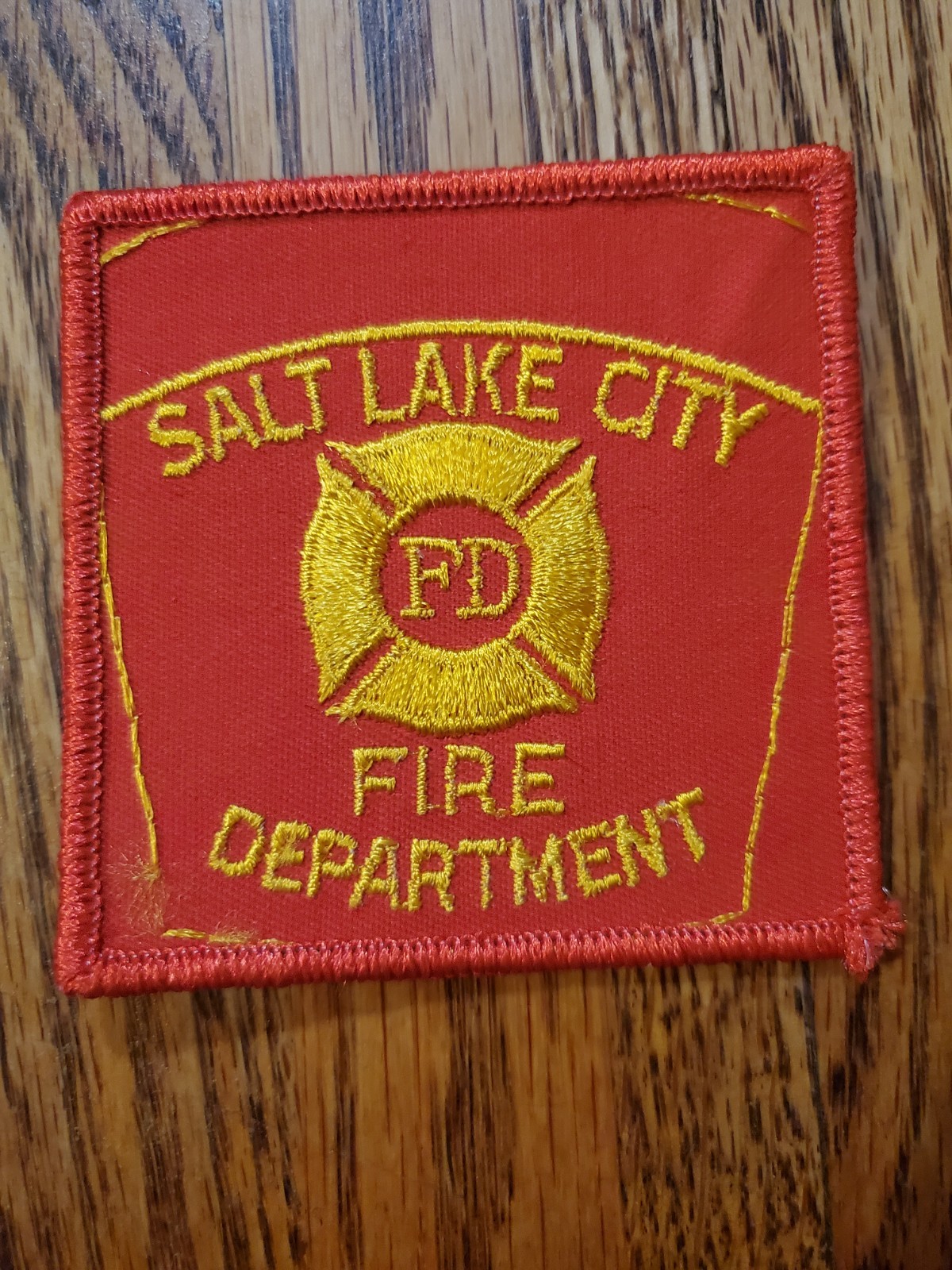 Vintage Salt Lake City Fire Department patch