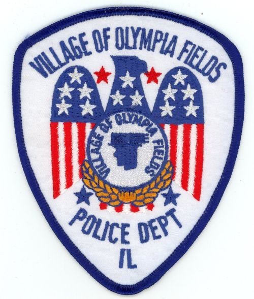 ILLINOIS IL OLYMPIA FIELDS POLICE NICE SHOULDER PATCH SHERIFF