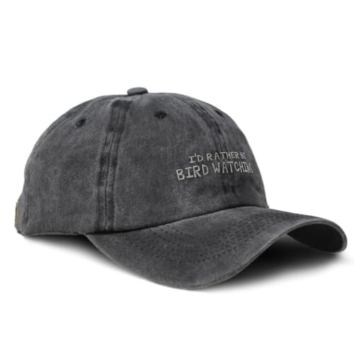 Custom Soft Baseball Cap Embroidered Dad Hat I'd One Size Black Design Only