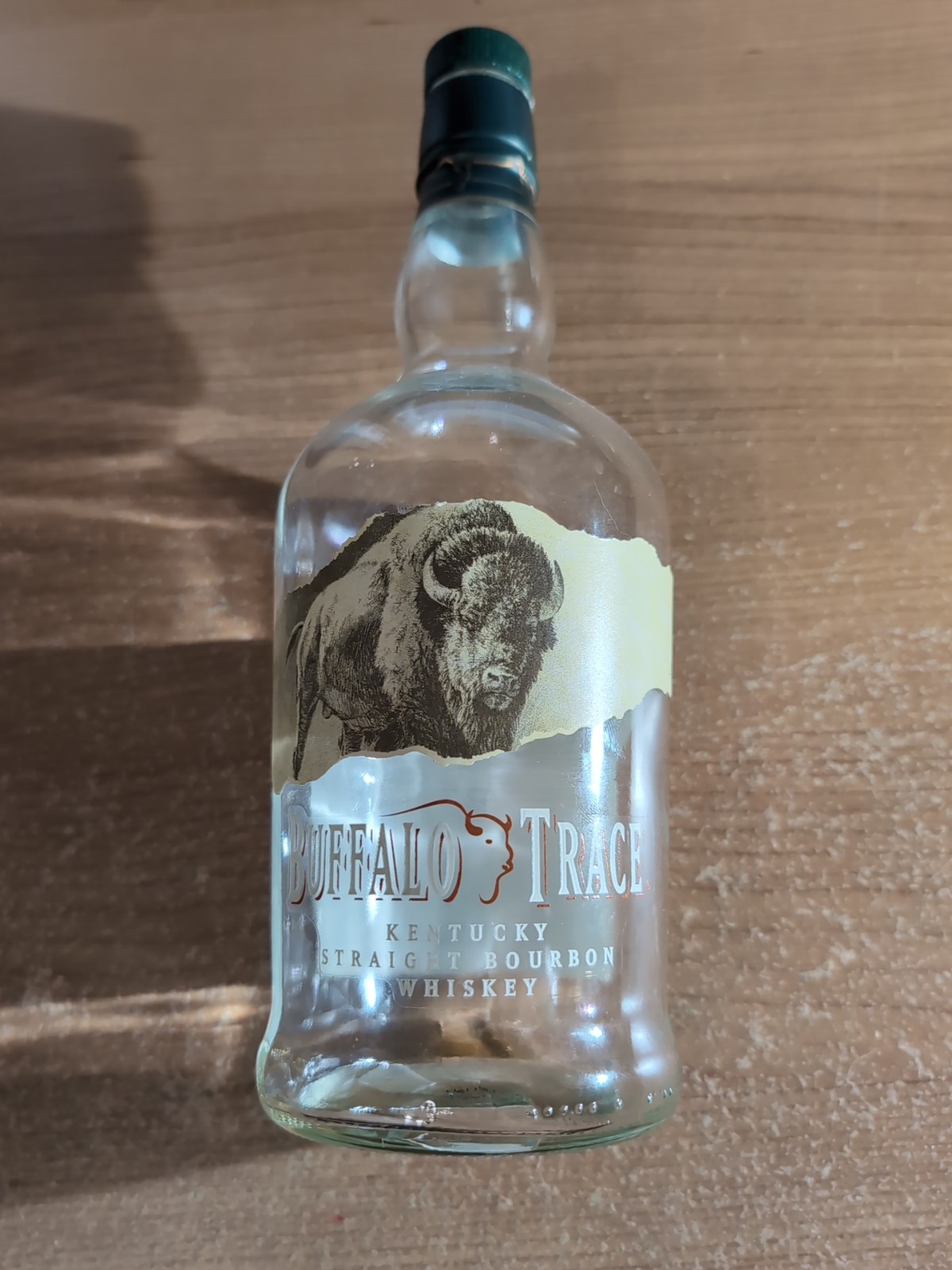 Buffalo Trace Empty Glass Bottle