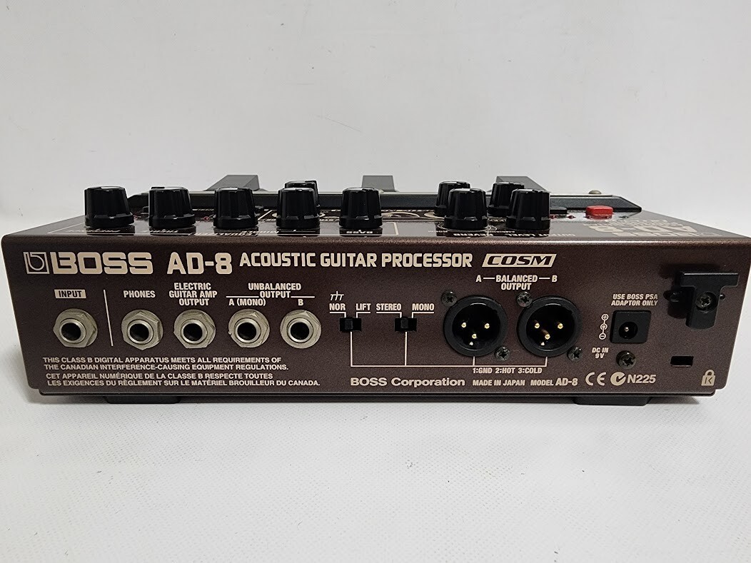 Boss AD-8 ACOUSTIC GUITAR PROCESSOR Guitar Effect Pedal