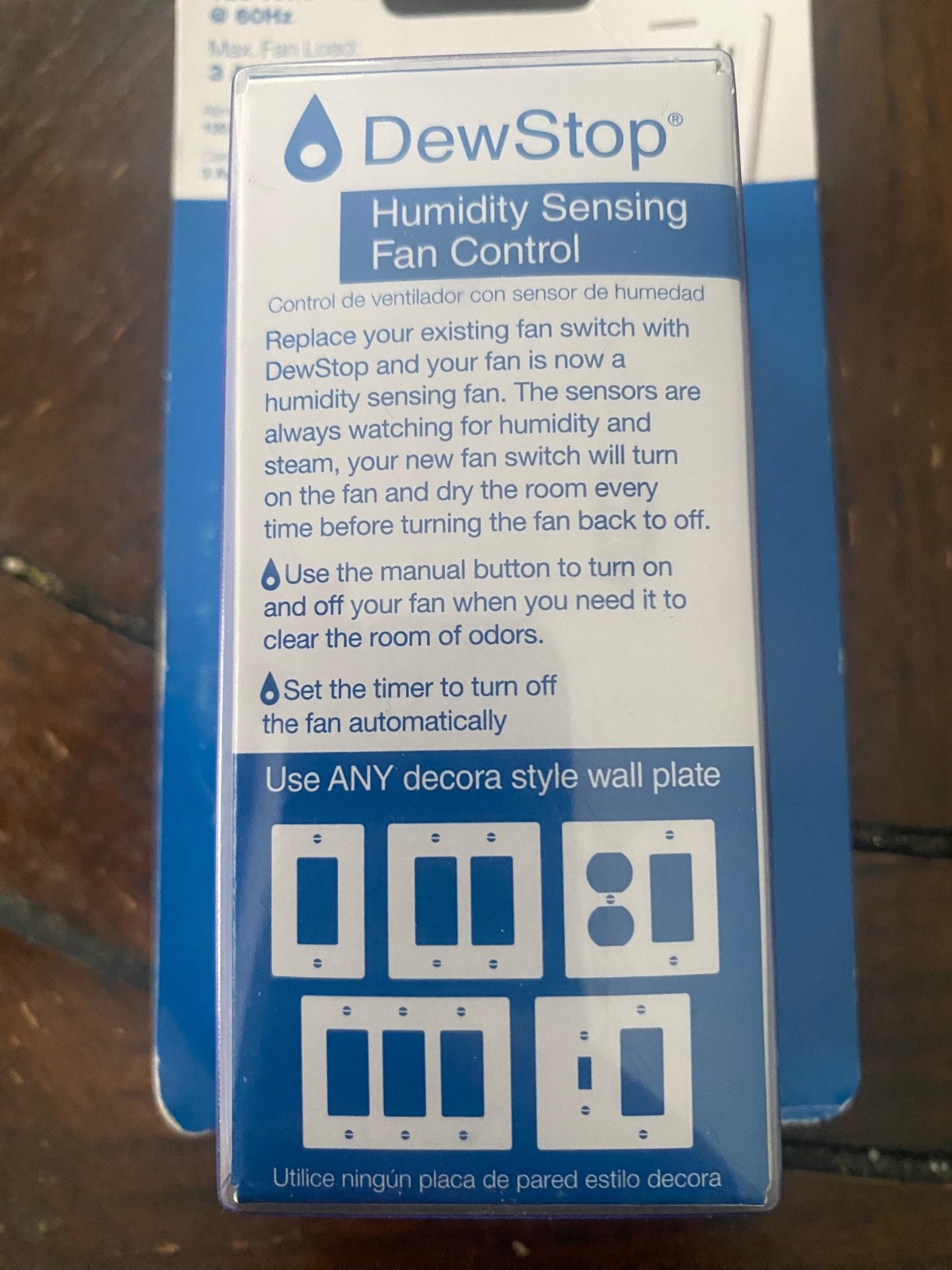 Dew Stop Condensation Fan Control (Humidity Sensor) with Countdown Timer