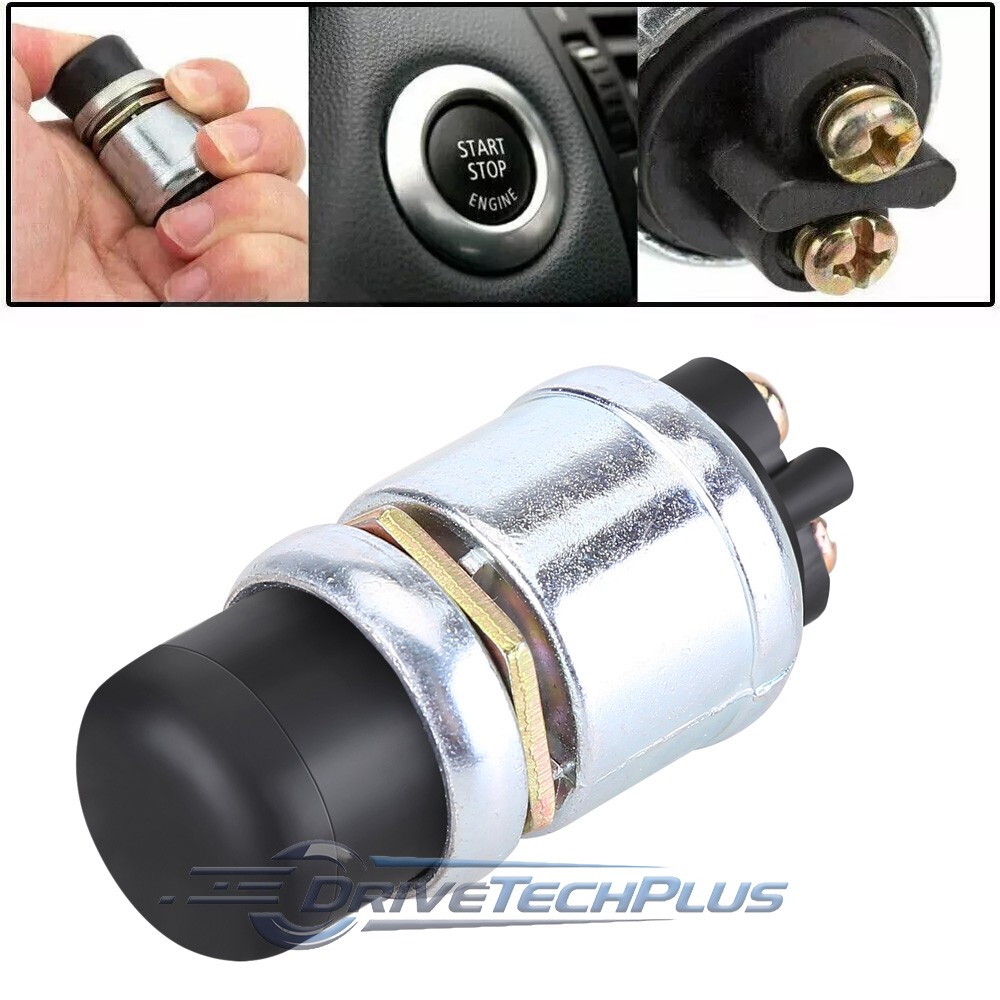 Waterproof Switch Push Button Horn Engine Start Starter For Car Boat Track 12V