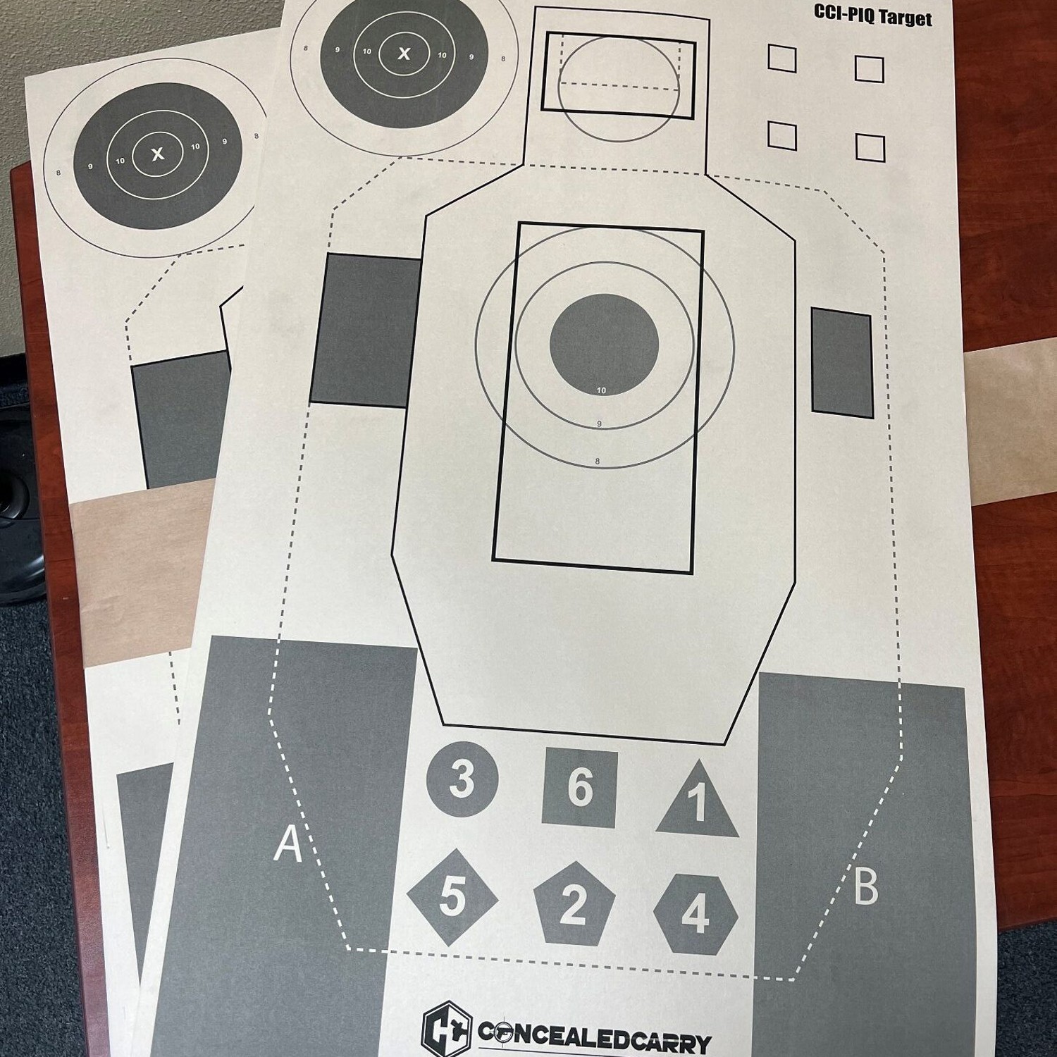 CCI Pistol Intelligence Target – 100 Pack