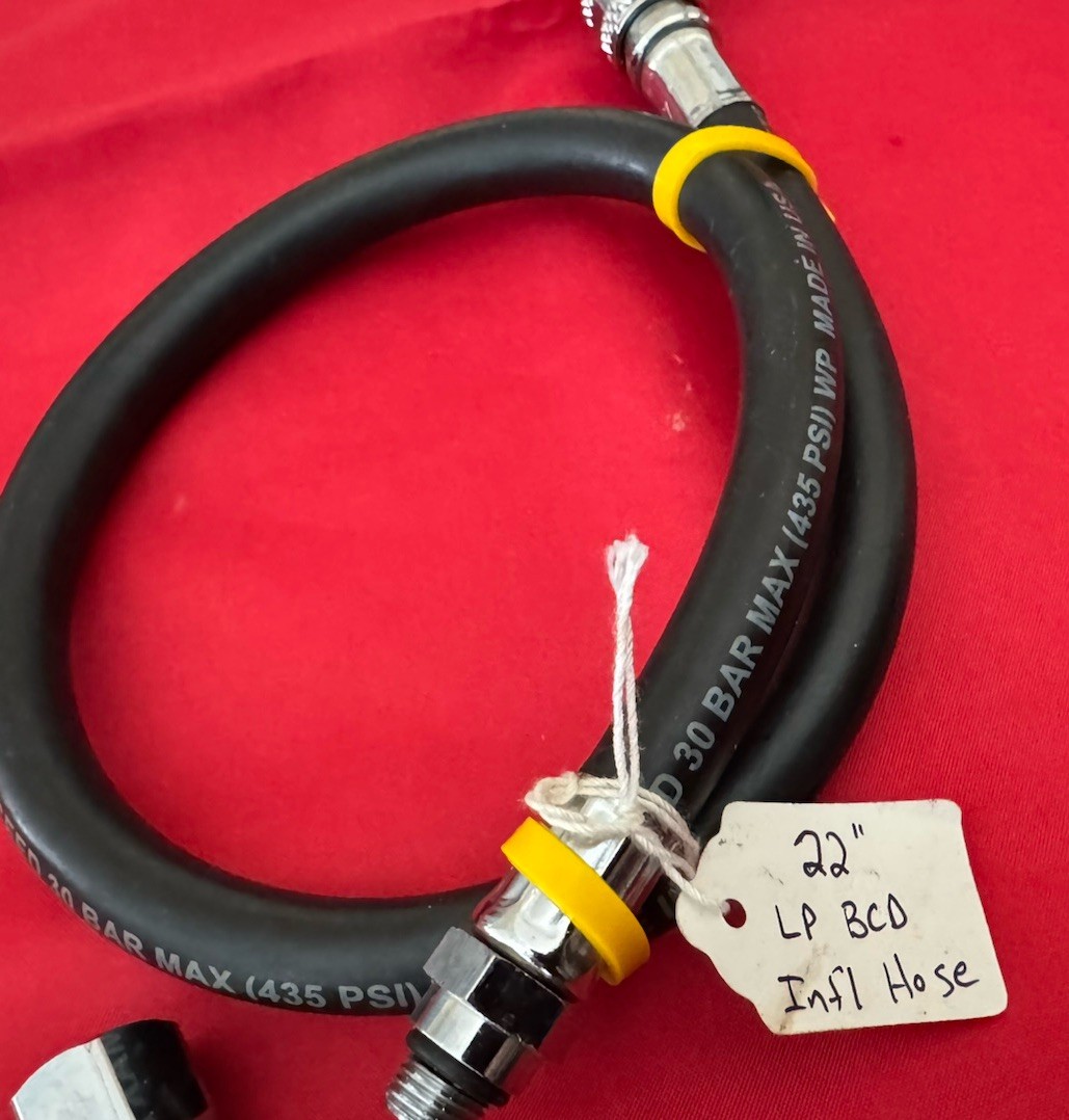 ATOMIC SCUBA 26” HOSES FOR REGULATOR AND ONE BCD SOLD SEPARATELY!