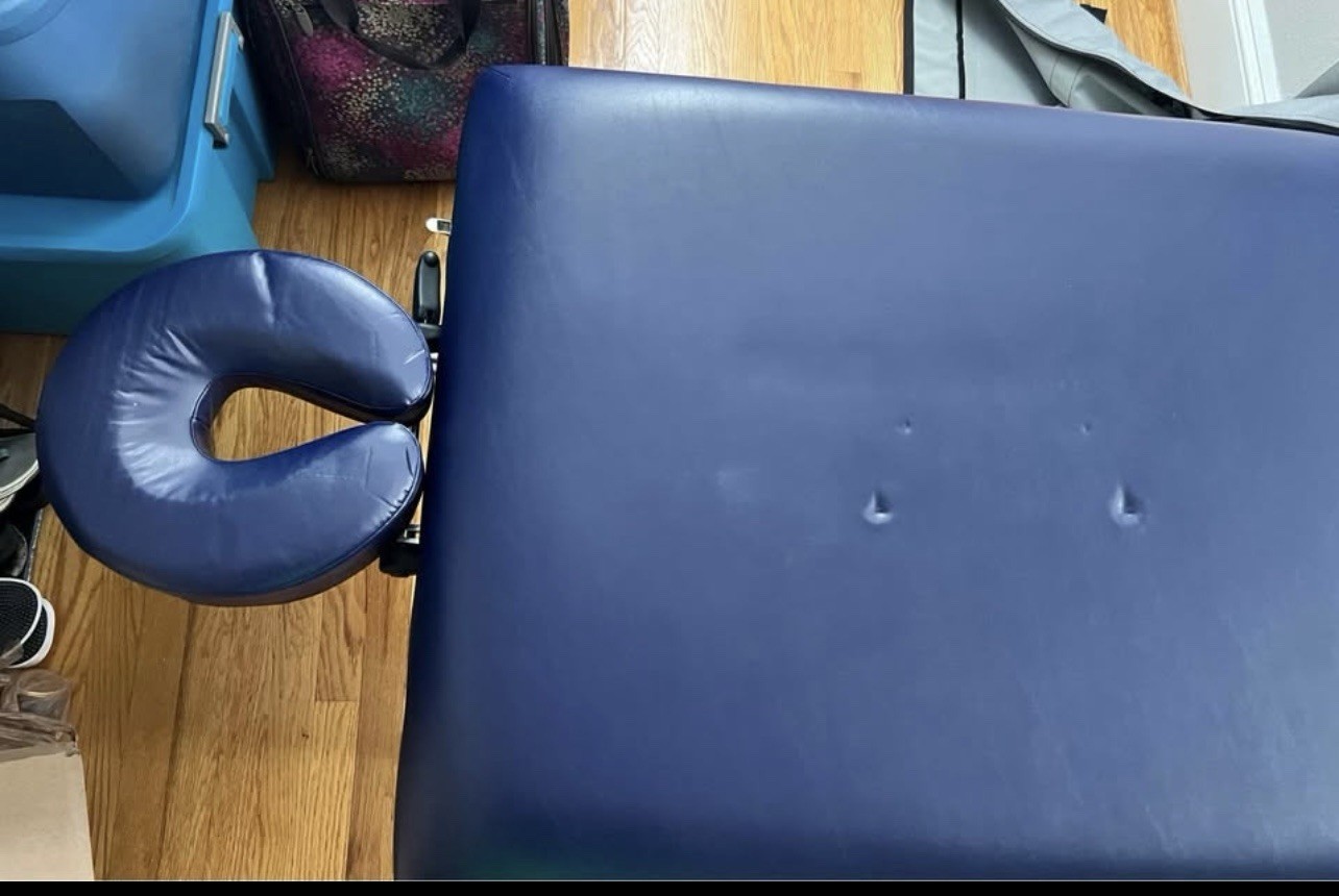 used portable massage table