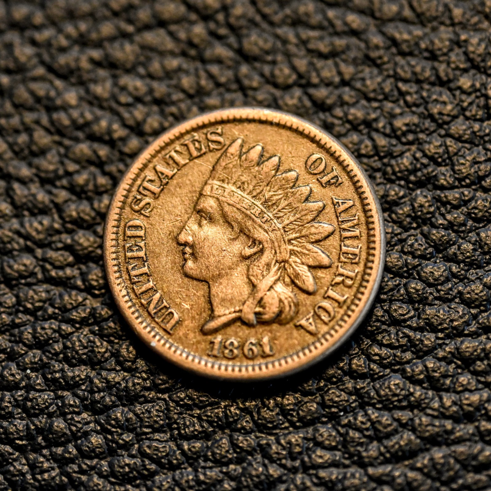 (ITM-7645) 1861 Indian Cent ~ AU+ Condition ~ COMBINED SHIPPING!