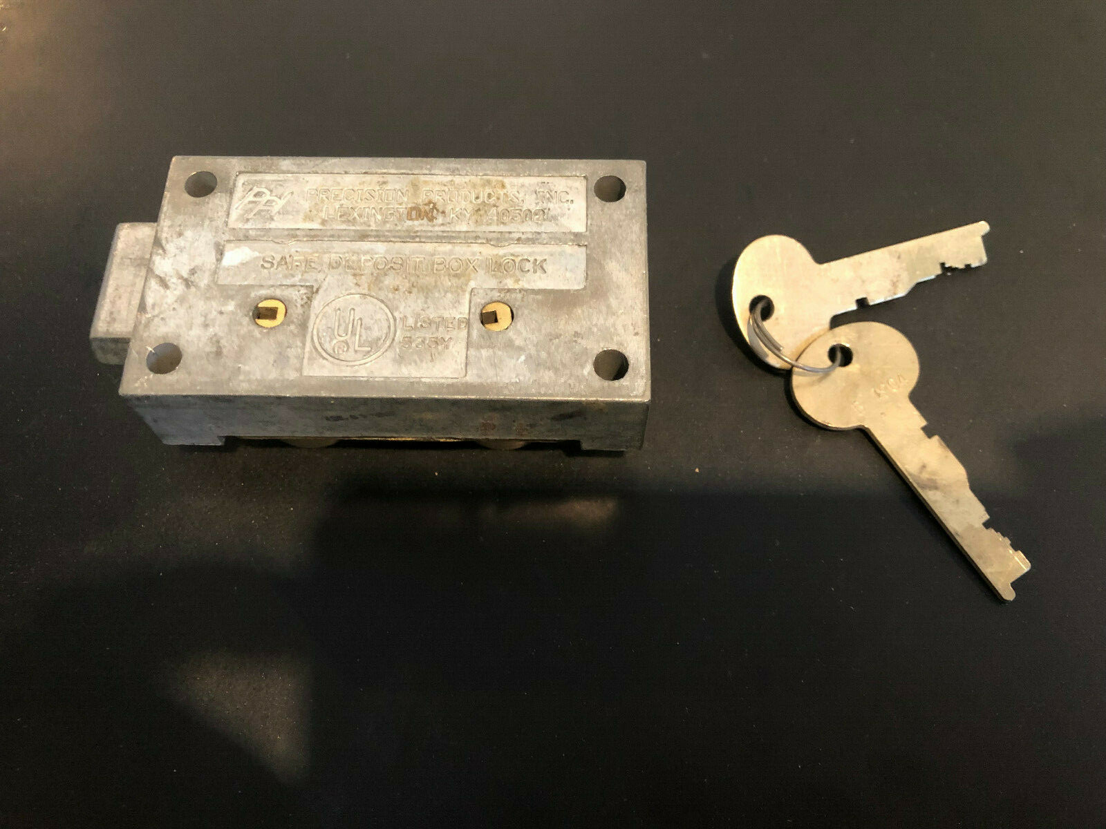Precision Products M 43 LH Safety Deposit Lock w/ 2 Customer Keys