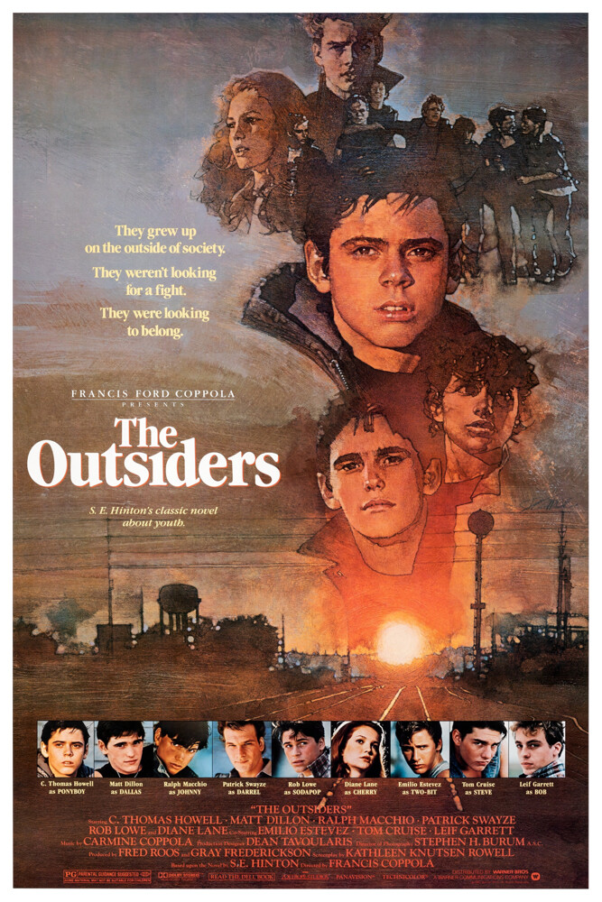 THE OUTSIDERS -  MOVIE POSTER - 11"X17 OR 12"X18" BUY ANY 2 GET ANY 1 FREE!!
