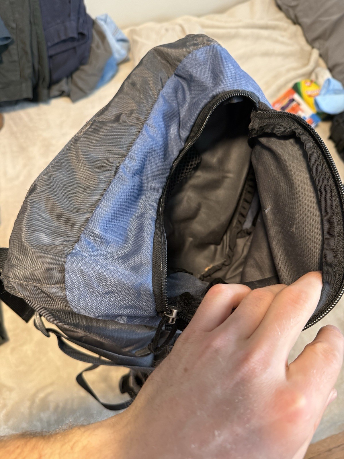 Vintage 45L North Face Climbing Pack