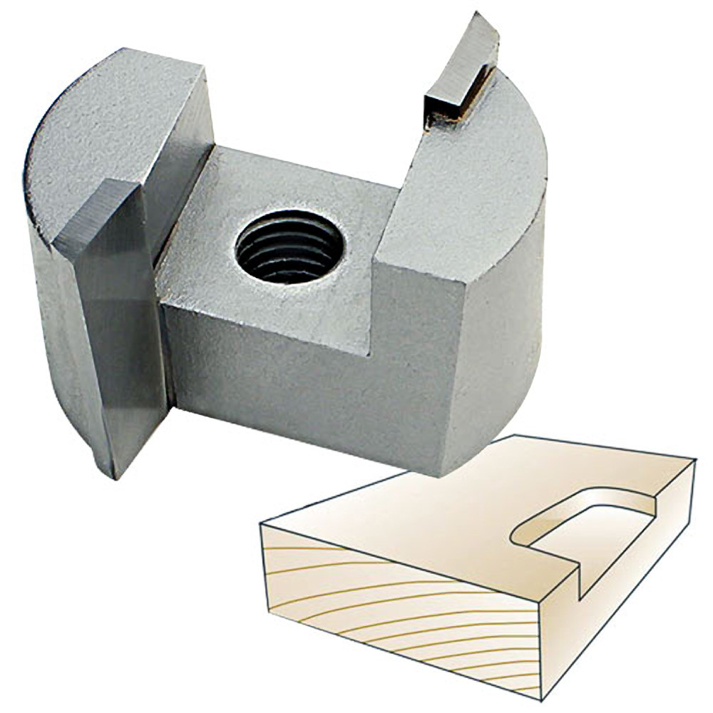 Whiteside 13-1125 Helix Mortise Bit w/ Downshear 1-1/8"CD, 1/2"CL