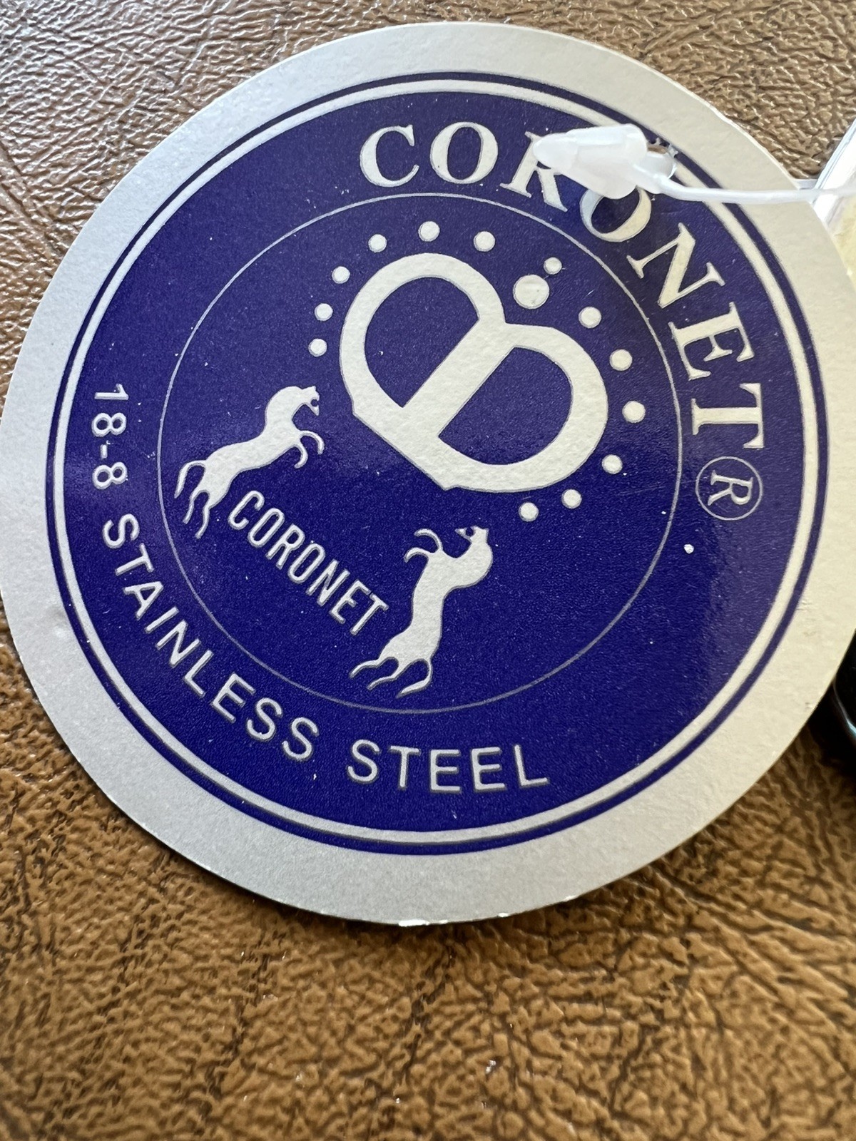 Coronet Jointed Eggbutt Solid Snaffle Bit 4.5” Flat Ring Stainless Steel