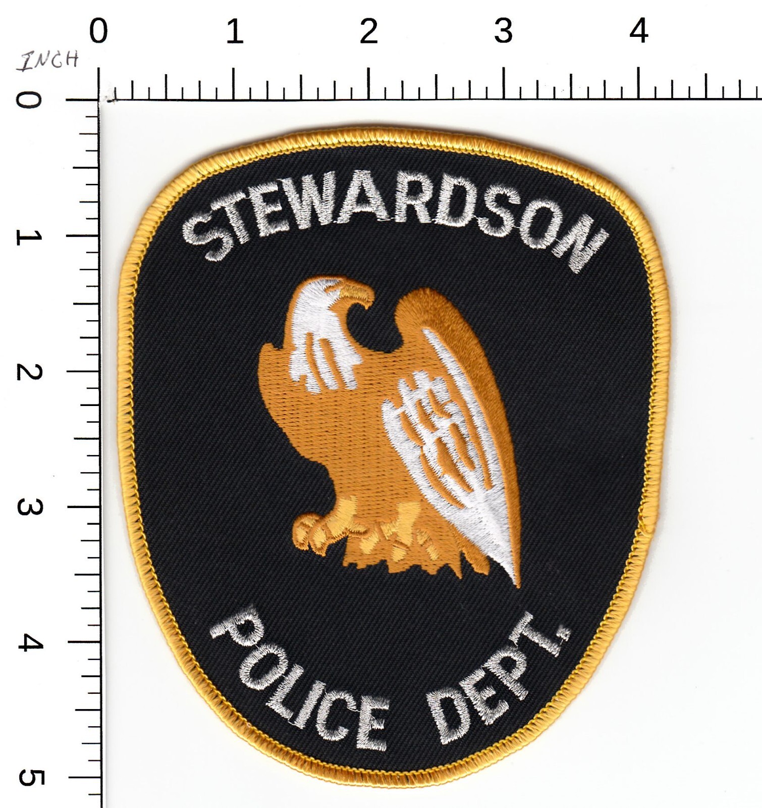 STEWARDSON ILLINOIS POLICE DEPARTMENT COLLECTIBLE PATCH SHELBY COUNTY