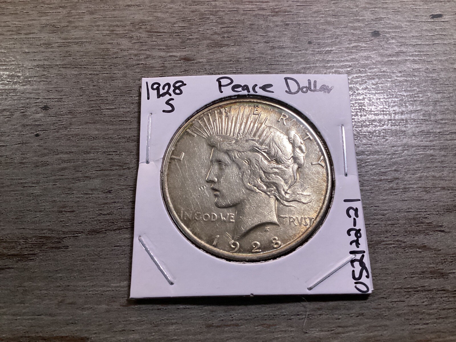 1928 S Peace Silver Dollar Vintage Key Date from San Francisco 052122 21ttk