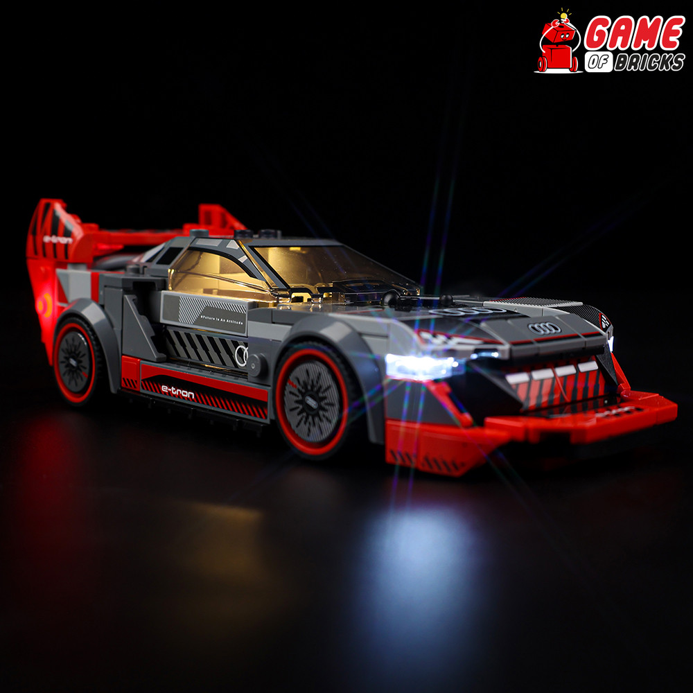 LED Light Kit for Audi S1 e-tron quattro Race Car- Compatible with LEGO® 76921
