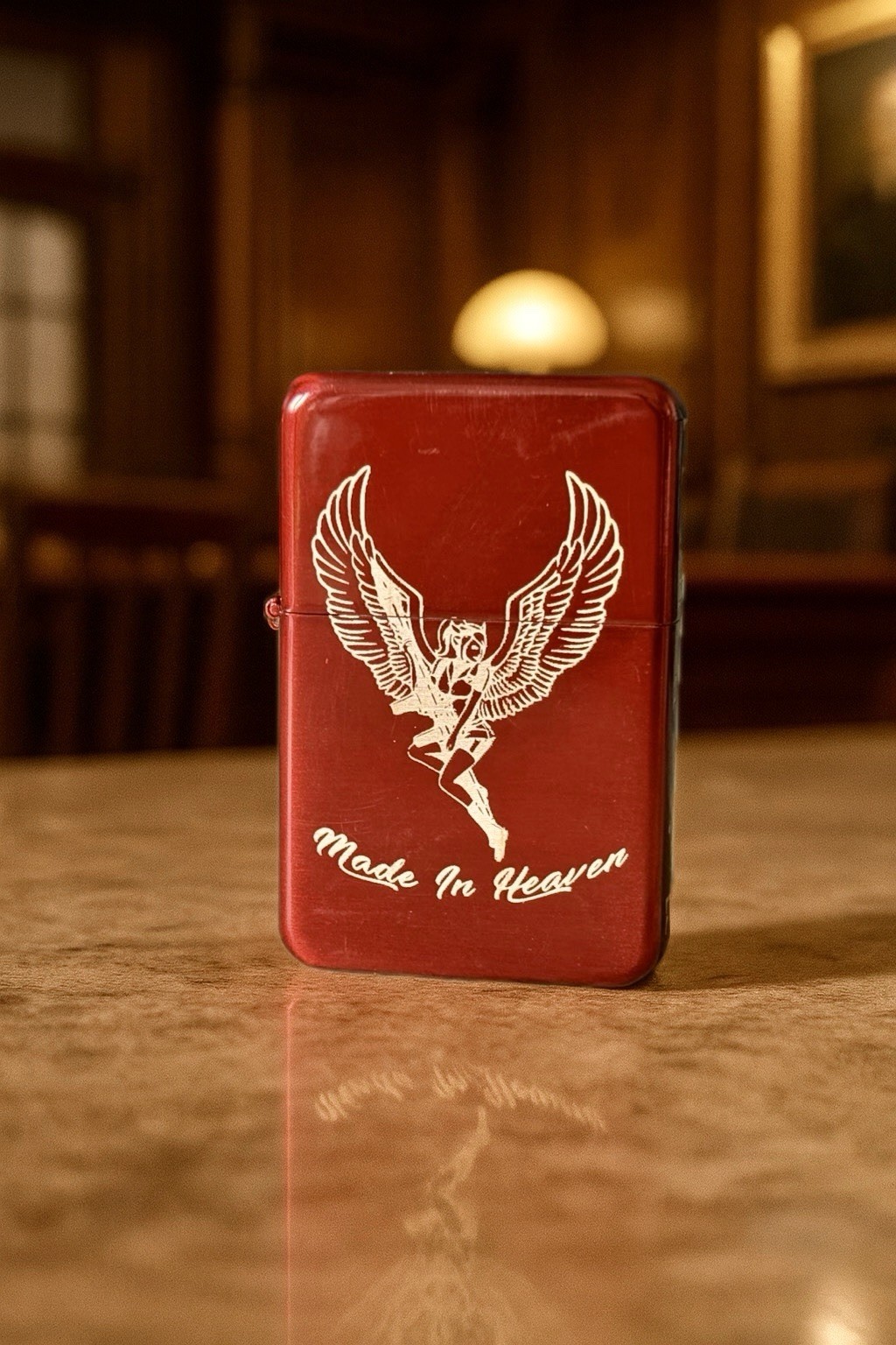 Resident Evil - Claire Redfield - Made In Heaven Engraved Red Flip Lighter
