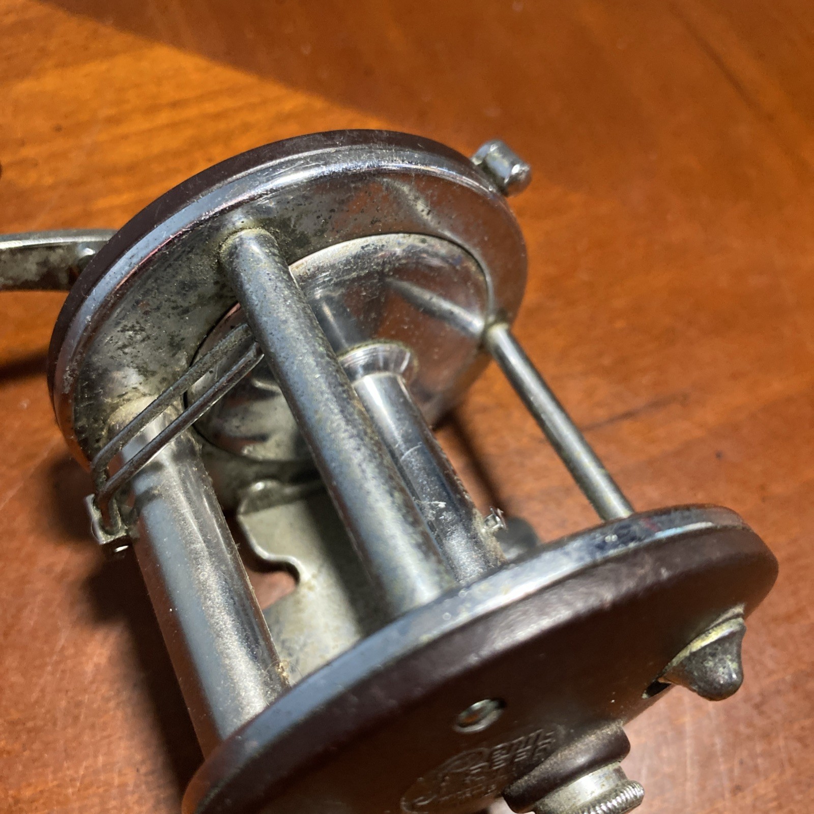 Vintage Penn Peer No. 109 Fishing Reel Black Handle *Works But Needs Cleaning*