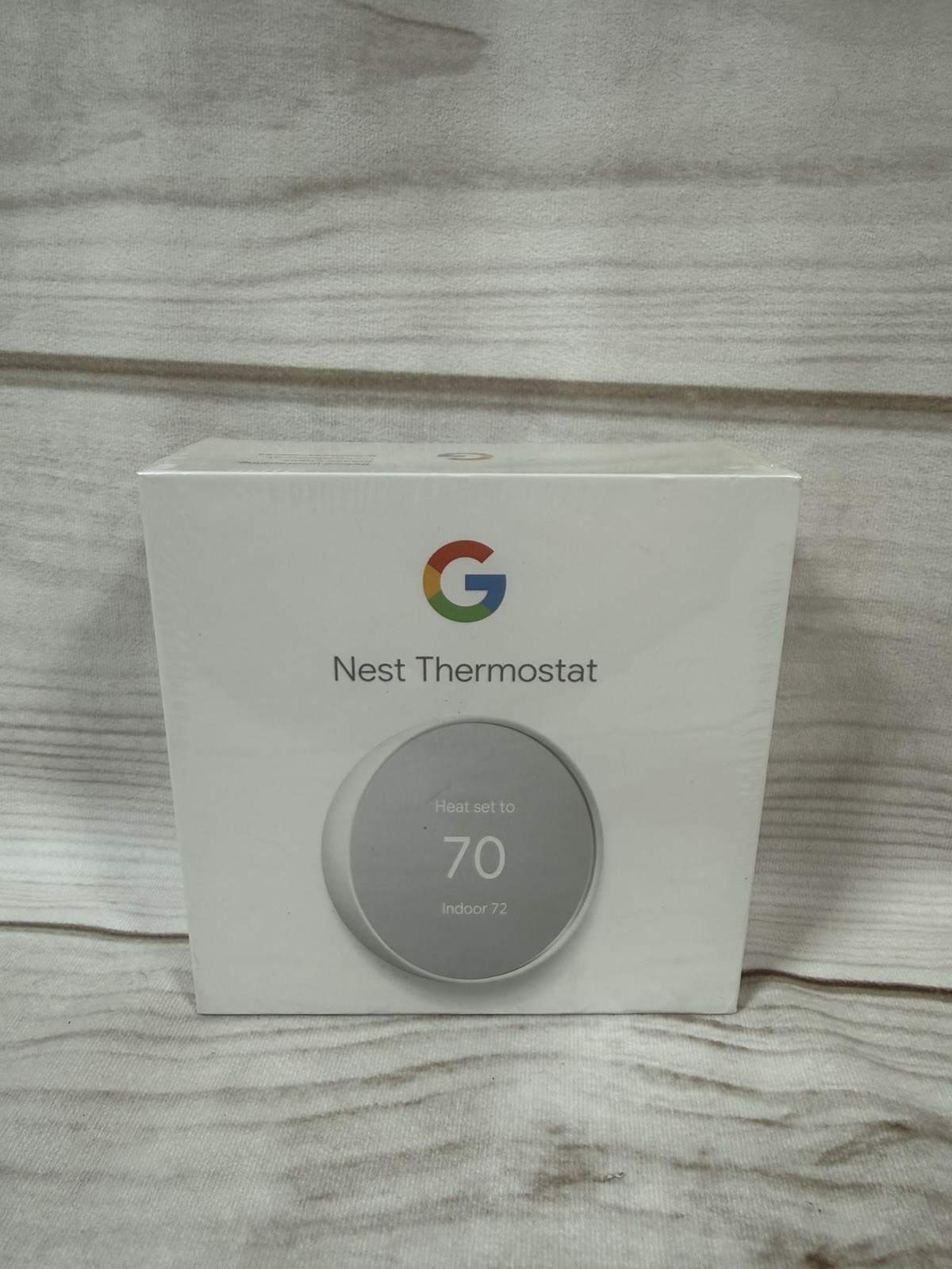 Google Nest Smart Thermostat Snow G4CVZ-US New Factory Sealed Box