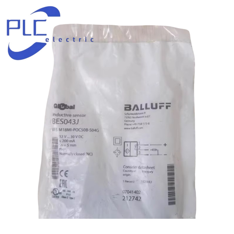 BALLUFF BES043J BES M18MI-POC50B-S04G sensor brand new free shipping