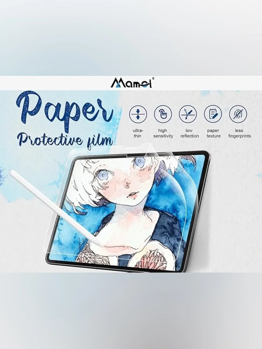 Mamol Paper Screen Protector Write & Draw Like on Paper Anti Glare Screen Filter