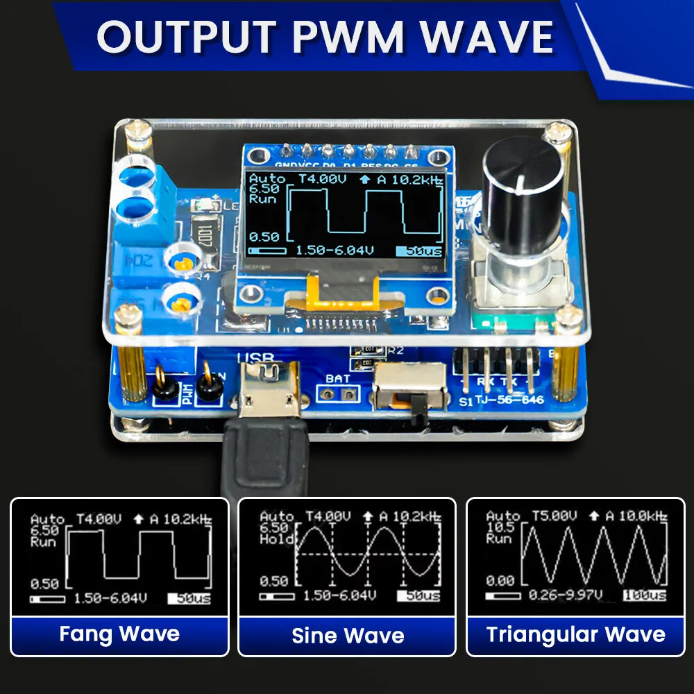 Mini Digital Oscilloscope Electronic DIY Kit STC8K8A MCU Solder Practice Project