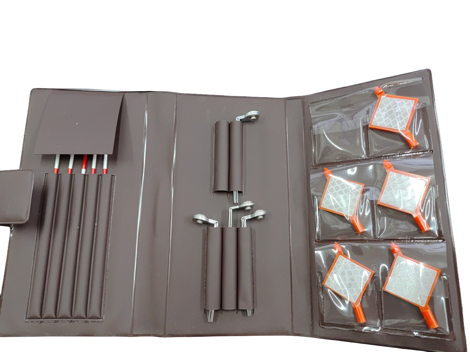 Myzox Mini Reflective Target Set – 5 Targets, 4 Brackets, 5 Poles – Japan