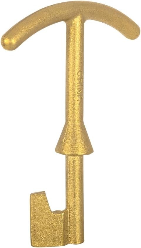Water Meter Box Key, Brass Made, 5.5-Inch Length