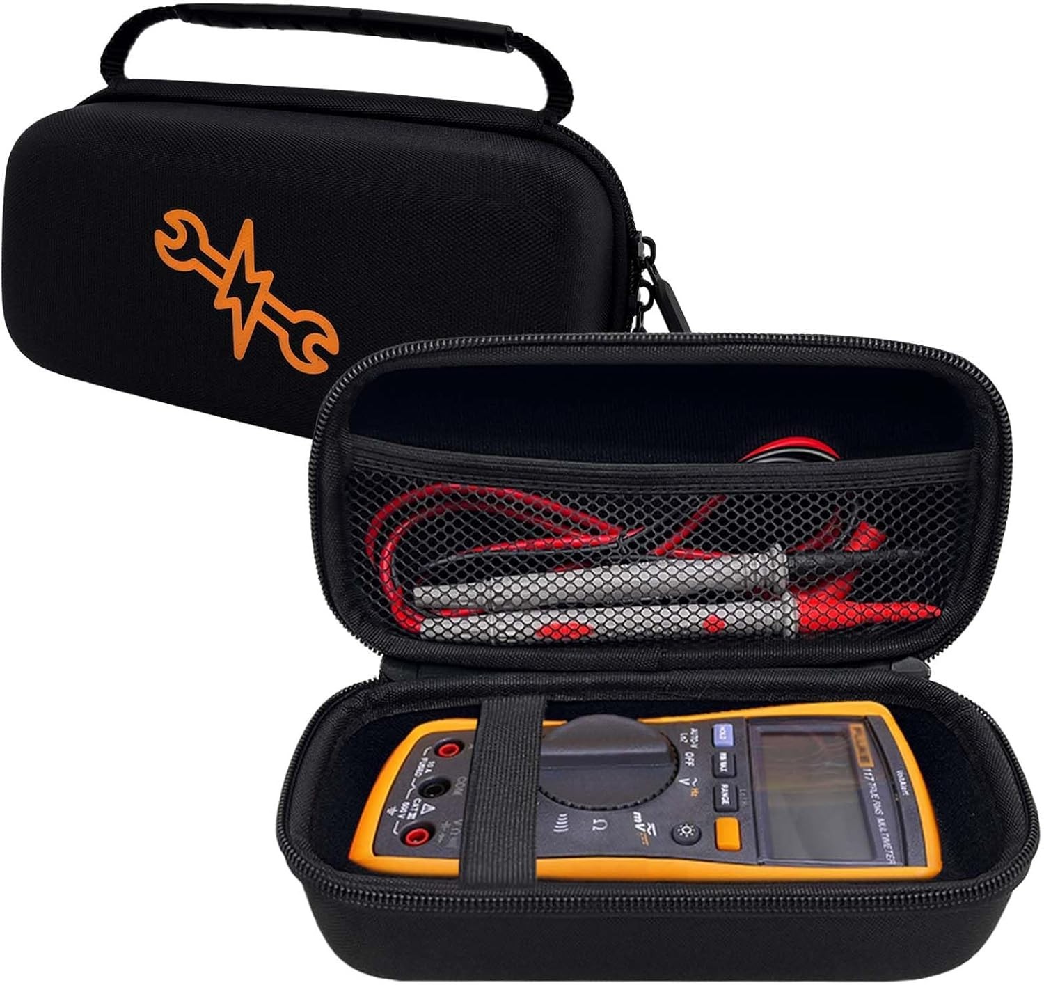 Hard Case for Fluke 117/115/116/114 Carrying Digital Multimeter Case Provides Se