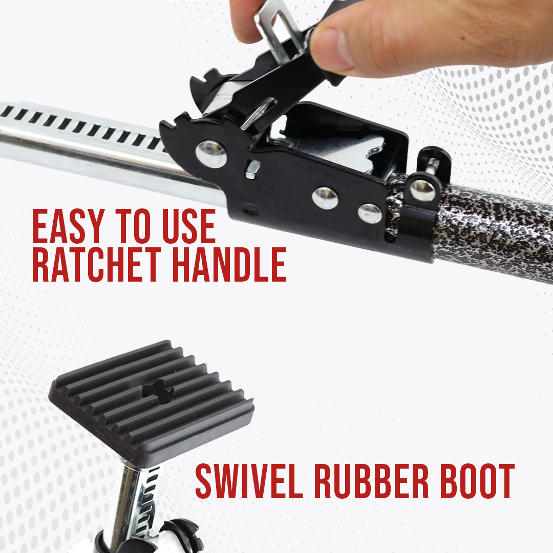 Ratcheting Utility Cargo Bar Pickup Truck Bed Holder Stabilizer 40" x 70" New