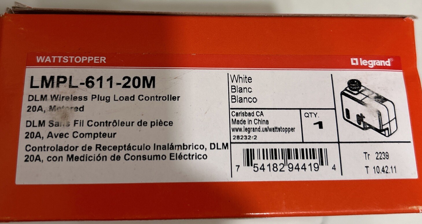 Wattstopper LMPL-611-20M DLM Plug Load Controller