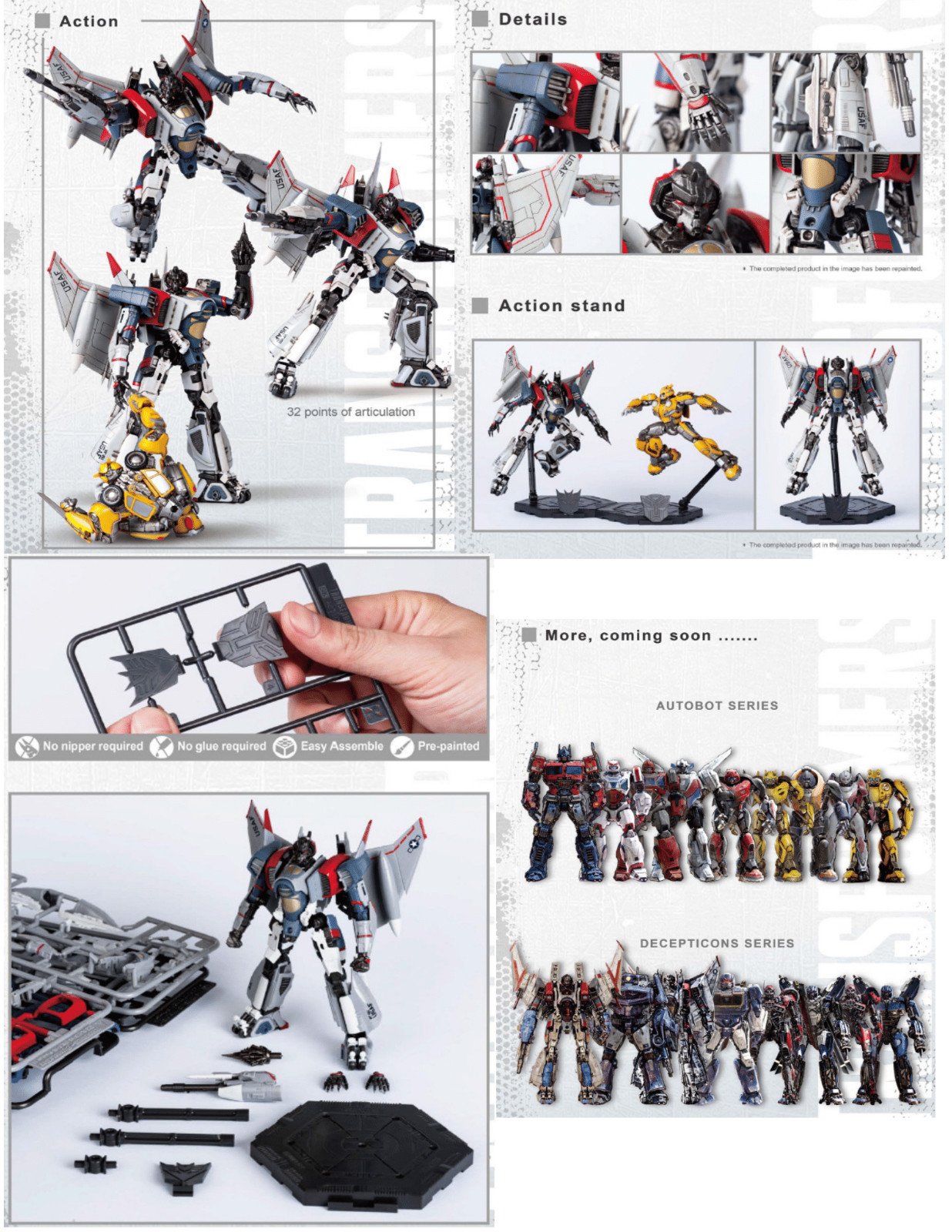 Trumpeter Transformers Bumblebee & Blitzwing Both Kits Smart Model Kit US