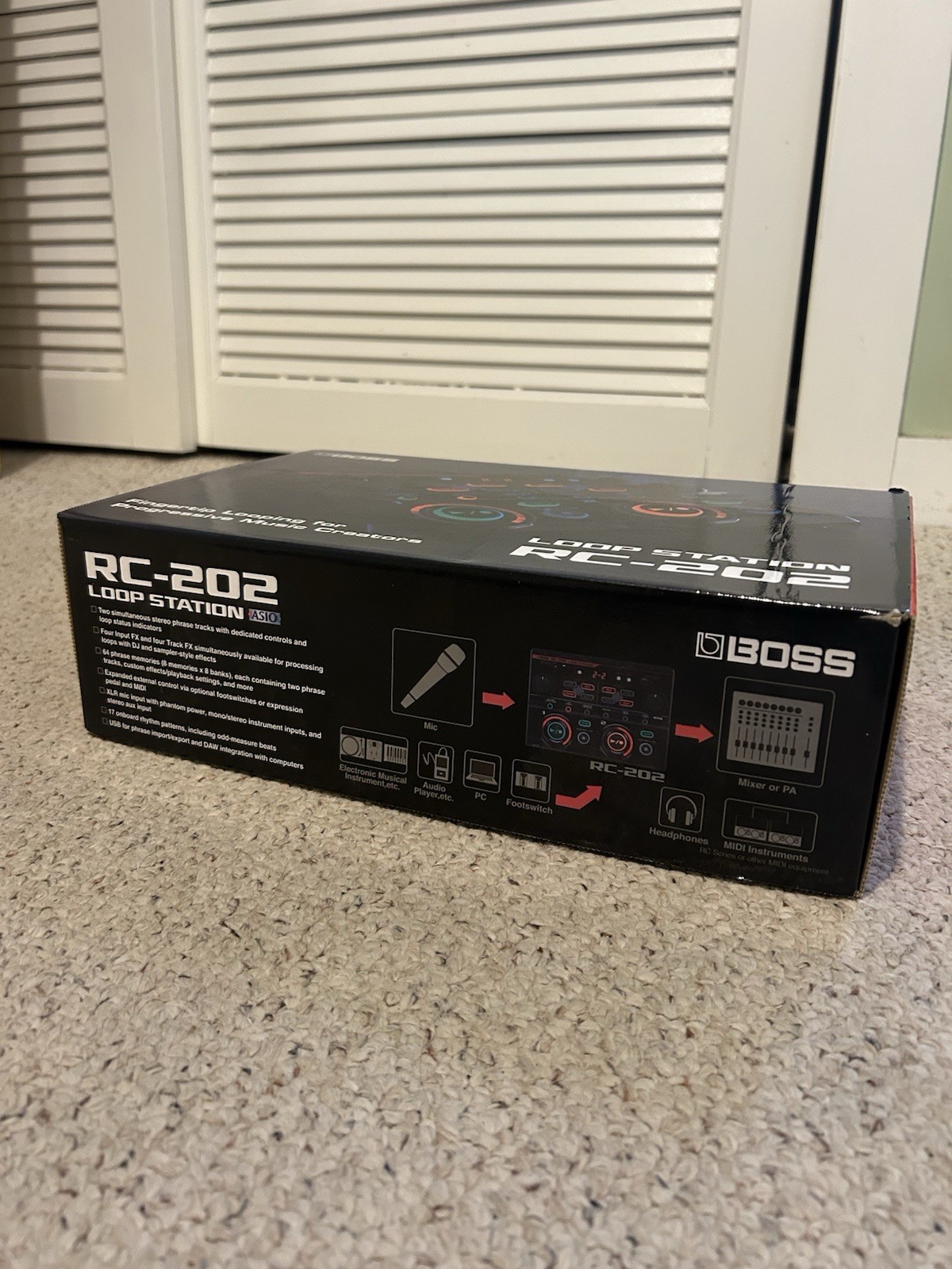 Boss RC-202 Multi-Effects DJ Loop Station Looper with AC Adapter Pre-owned