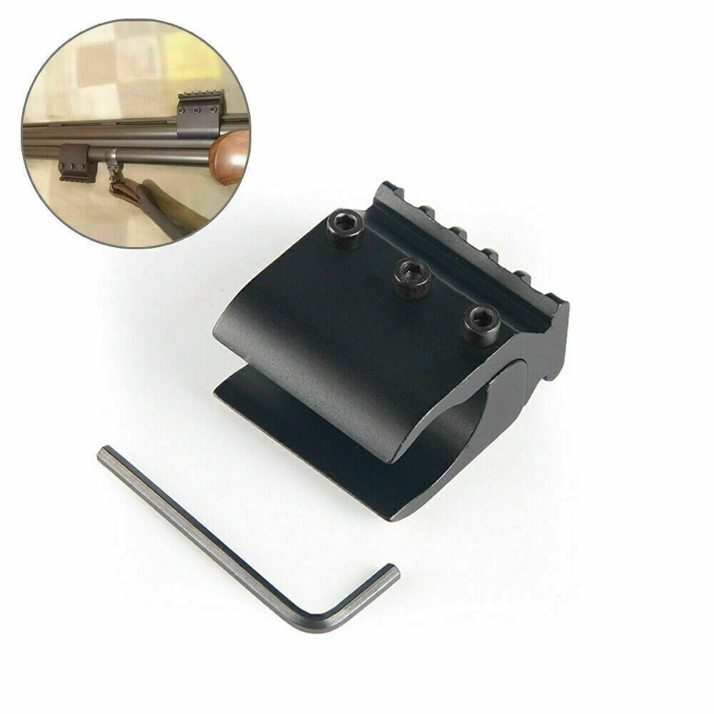 Flashlight/Laser Sight Barrel Clamp Mount 20mm Picatinny Rail Base Adapter Mount