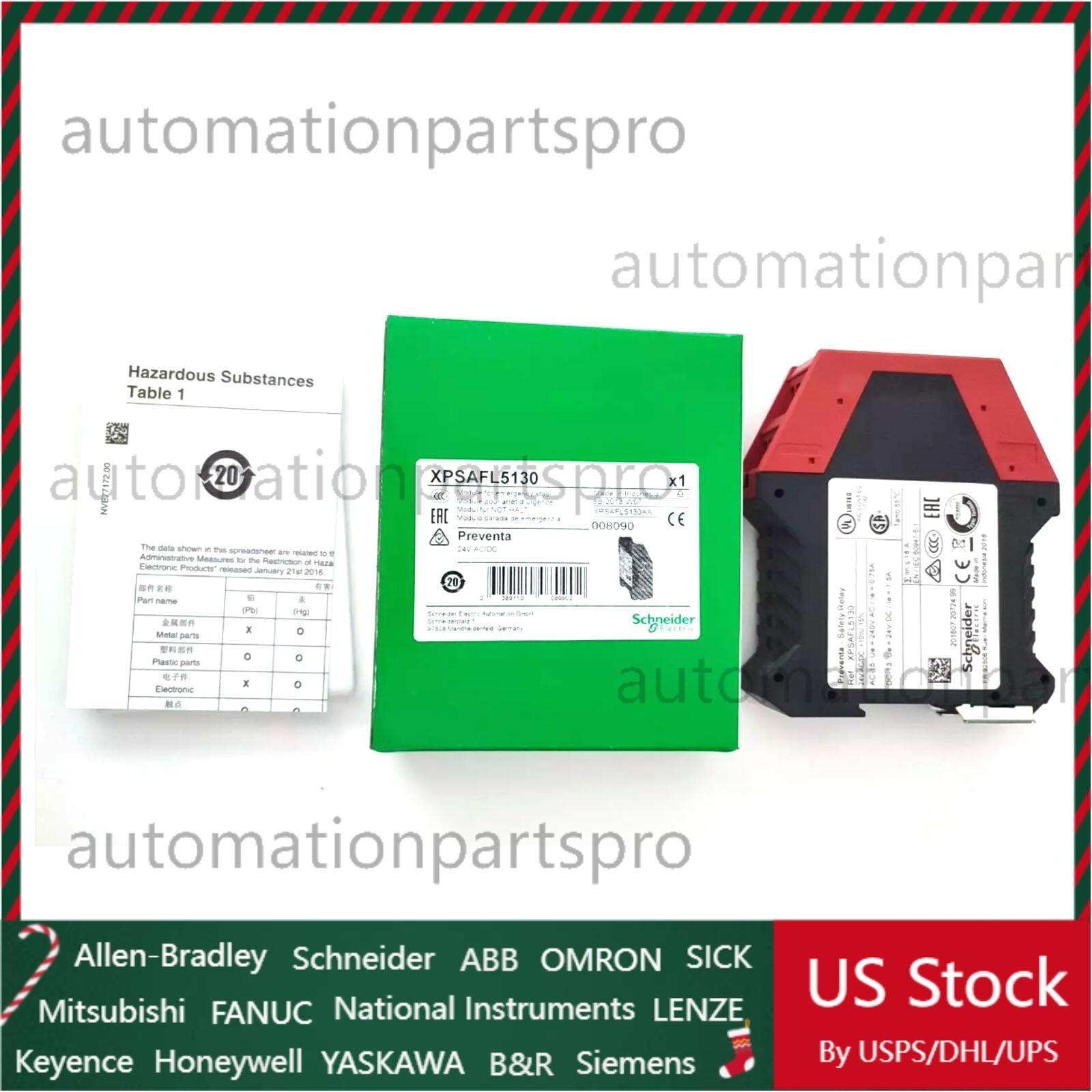1PCS NEW Schneider XPSAFL5130 Safety Relay