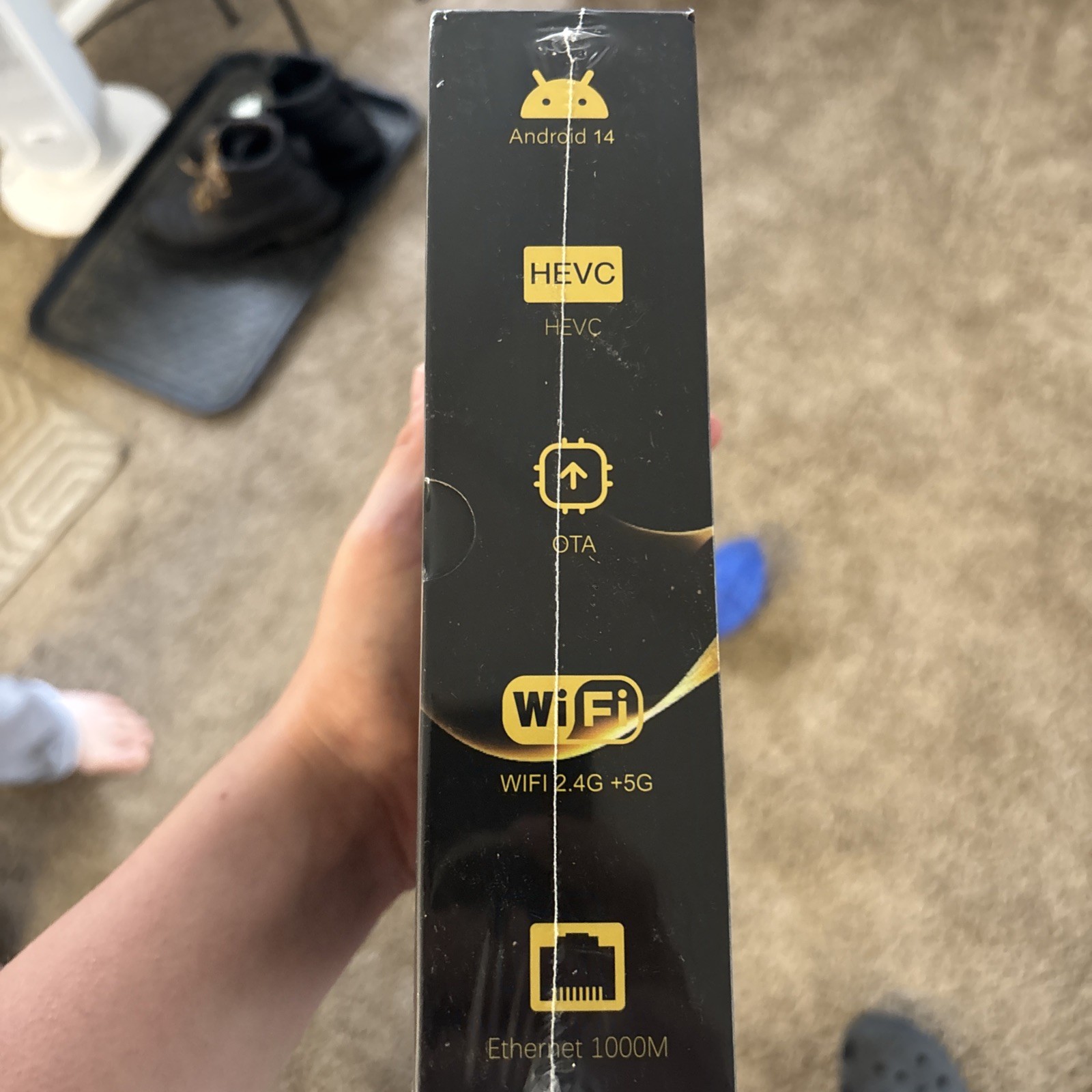 Tv Streaming Black Media Box