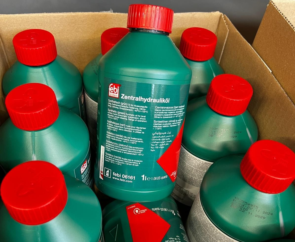 FEBI Bilstein 06161 Hydraulic Fluid 1L Green Power Steering