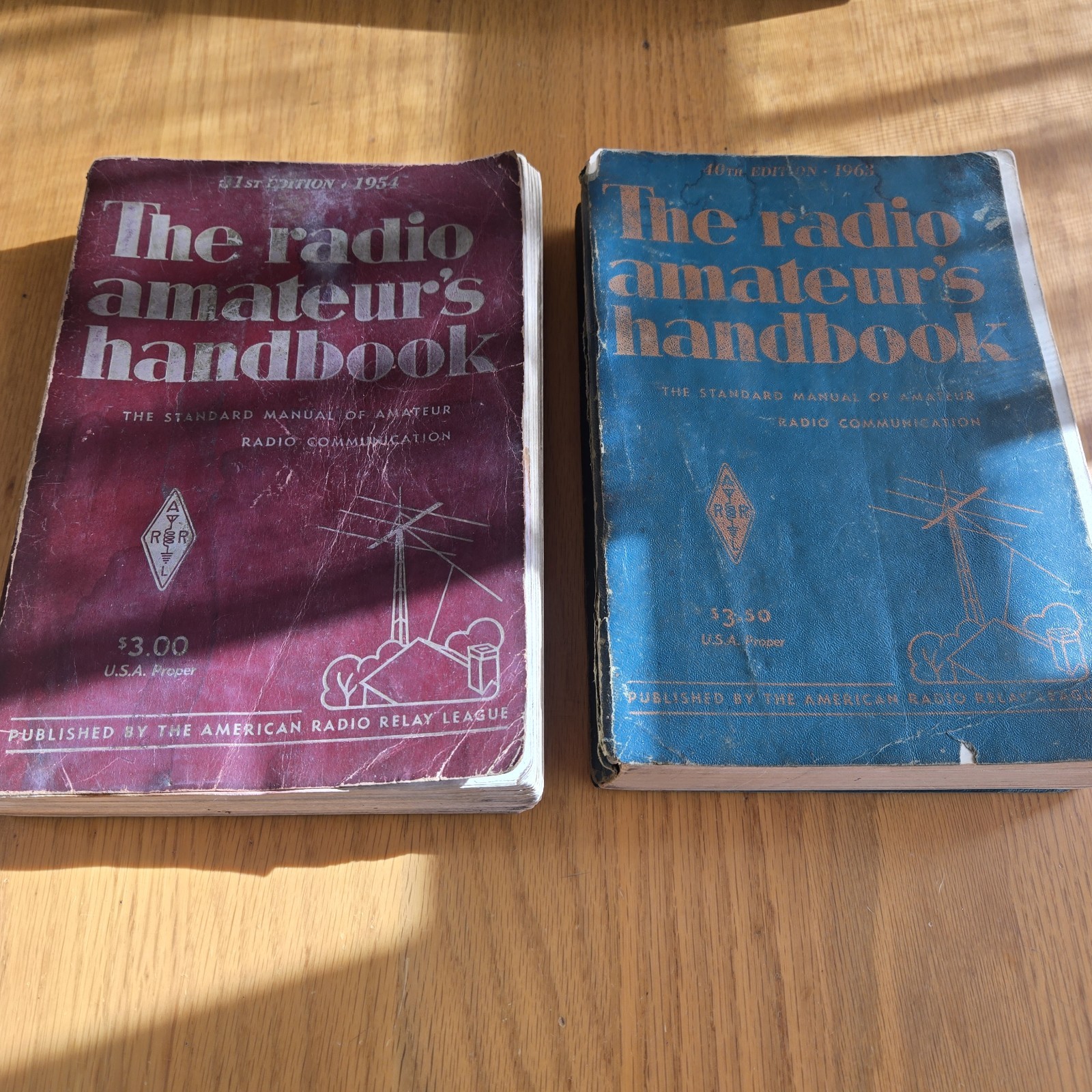 The Radio Amateur's Handbook 54' 63' Lot Of 2 31st 40th Ed VTG