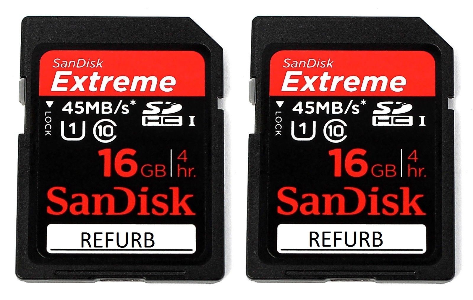Lot 2 of SanDisk SD Extreme 16GB c10 Card for GoPro Hero 2 Factory Ref
