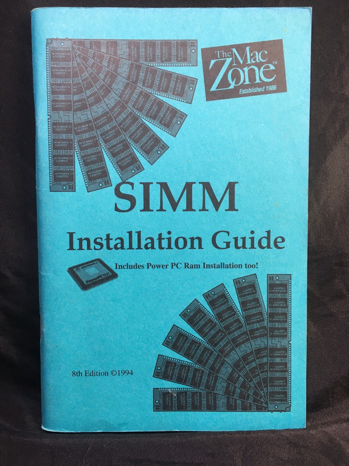 The Mac Zone Book - SIMM Installation Guide - 8th Edition - 1994 - 80 Pages