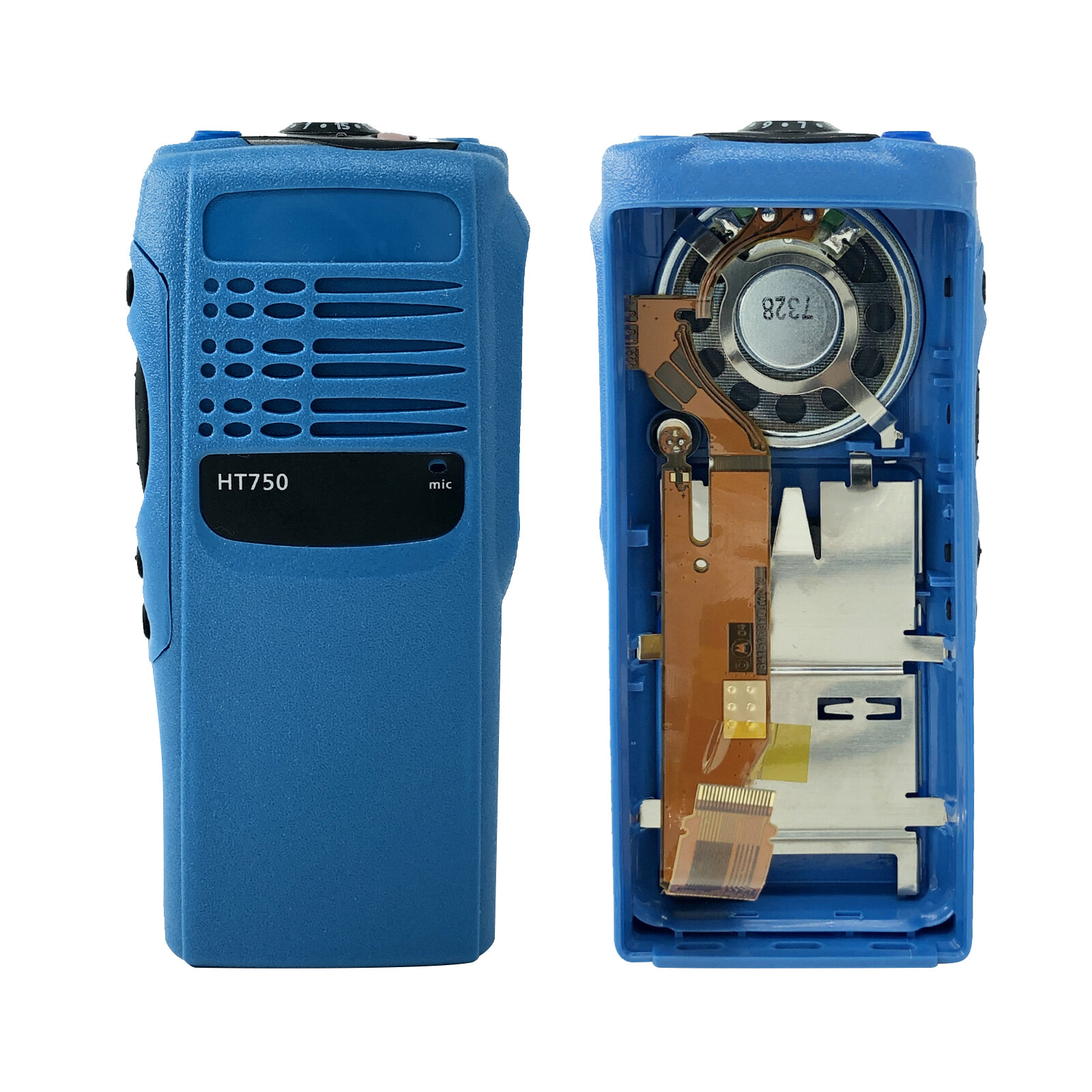 BLUE PMLN4216 Replacement Housing Case Fits HT750 Radio With Speaker Handheld